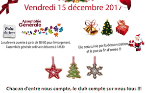 AG du club et Soirée de Noël !!!!! 