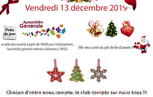 Assemblée Générale et Pot de fin d'année !!!! 