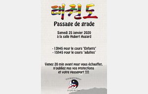 Passage de grade